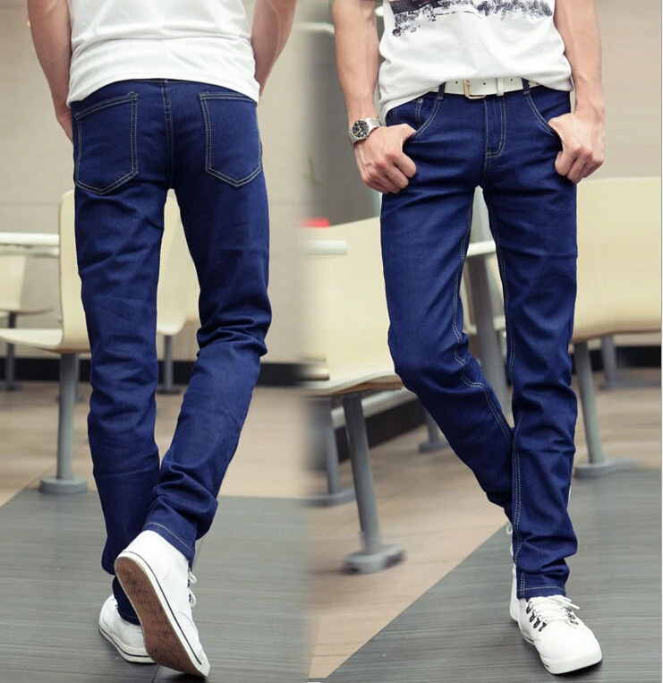 dark blue jeans outfit mens