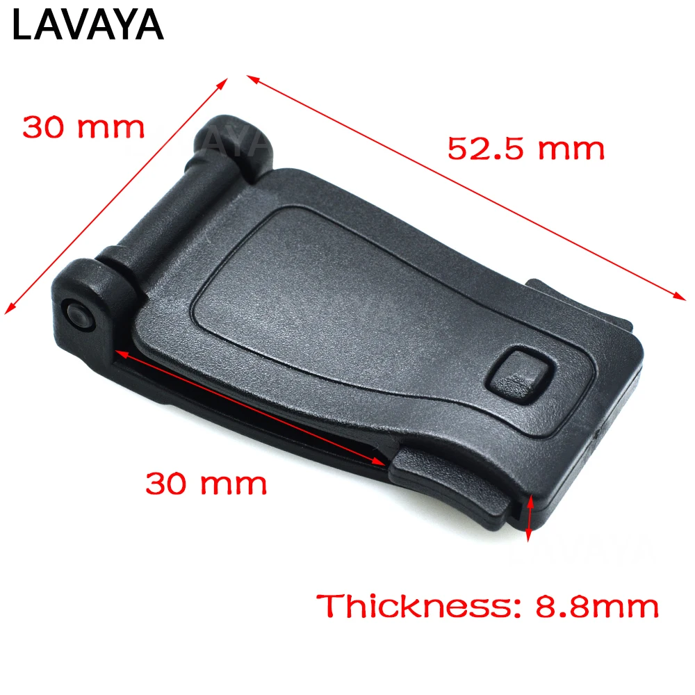 

2pcs/pack Plastic Buckles Strap Clip Belt Keeper For Molle Bag Camp Hiking Webbing 29mm Free Shipping