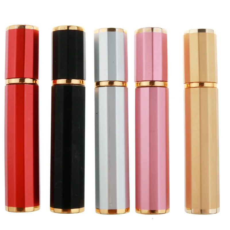 

8ML Polygon Portable Mini Travel Perfume Bottle Atomizer Refillable Empty Spray Bottle for Women & Men Spray Scent Aftershave