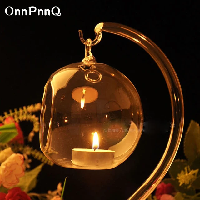 Onnpnnq Hanging Gl Candle Holder Wedding Centerpieces Onnpnnq Hanging Gl Candle Holder Wedding Centerpieces Lantern Votive Birthday Party Crystal Decor