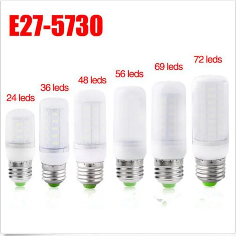 Светодиодная лампа кукуруза Е27 Е14 220 В переменного тока 56/69 в|led lamp|lampada led bulbcorn light |