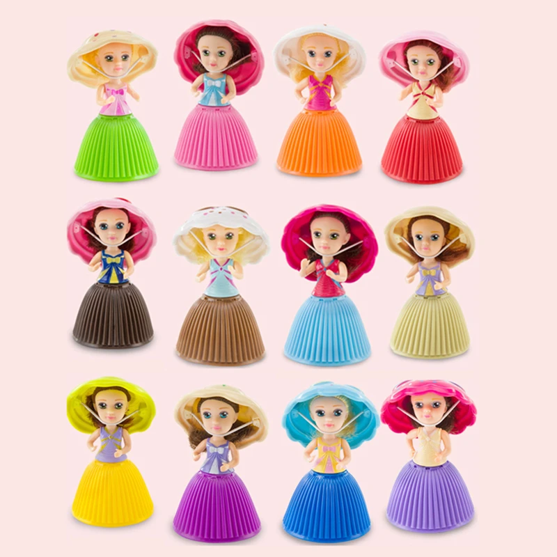 New Style Cupcake Dolls Princess 9cm Cupcake Surprise Doll Deformable