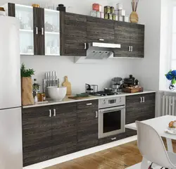 Кухонный набор VidaXL, 8 шт., венге, состоящий из 4 верхних блоков и 4 основных блоков для кухни малого и среднего размера