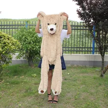 130 см гигантский медведь корпус Американский медведь плюшевый медведь кожа заводская цена мягкая игрушка Лучшие подарки для девочек