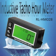 Китайские плоскогубцы функциональный цифровой индукционный бензиновый счетчик мото-часов Тахометр обслуживание напоминание счетчик