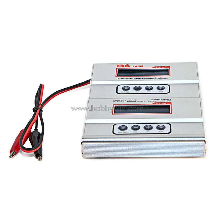 Умное балансирующее зарядное устройство ImaxRC B6 Twins 50 Вт x2 для аккумулятора RC NiMH NiCD