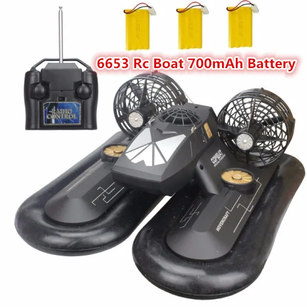 

6653 amphibious Hovercraft Remote Control RC Boat Spare Parts Batttery 700MAH Recharge Battery