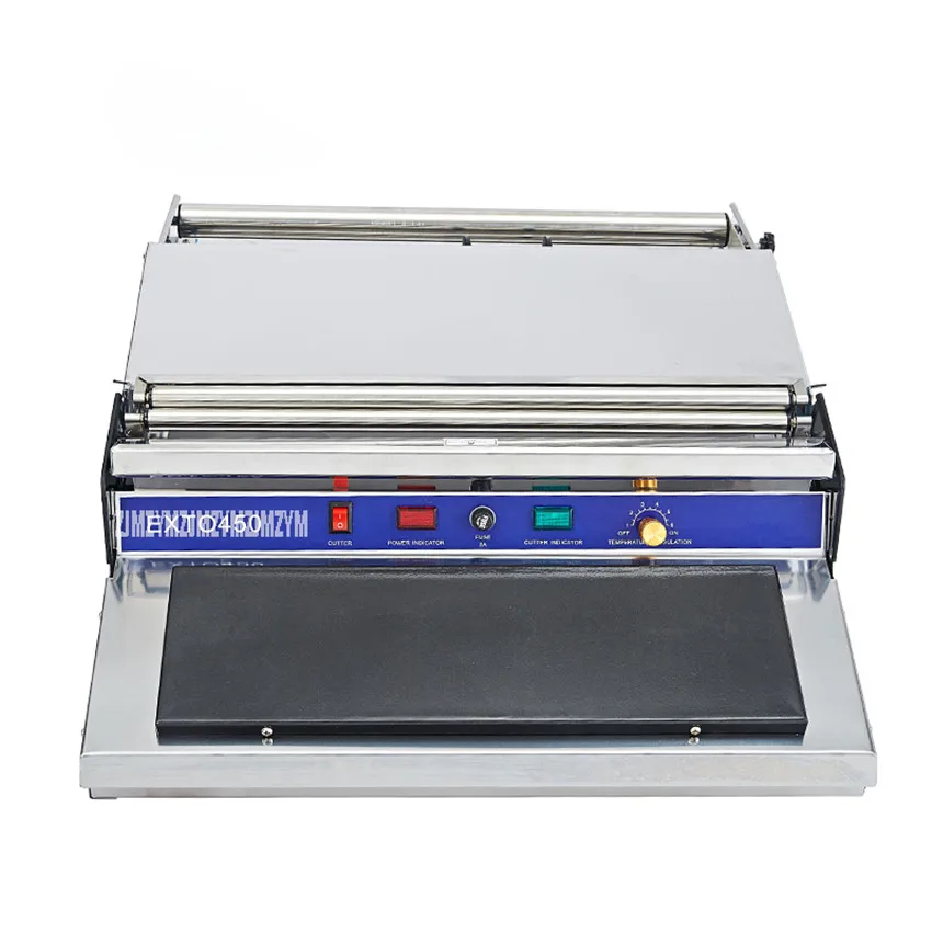 Fresh-Keeping Film Wrap Machine Sealer Fresh Food Vegetable Fruit Cling Film Cutter Package Machine for Supermarket/Store HW-450 Fresh-Keeping Film Wrap Machine Sealer Fresh Food Vegetable Fruit Cling Film Cutter Package Machine for Supermarket/Store HW-450