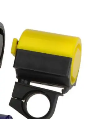 MTB дорожный велосипедный электронный Звонок Громкий Рог велосипедный гудок держатель сирены - Цвет: Yellow