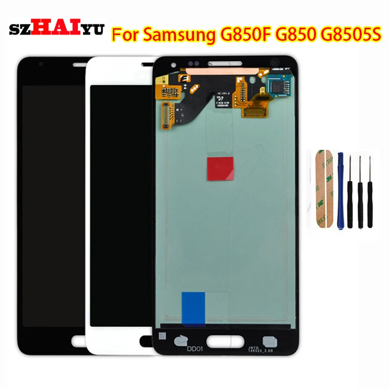 

szHAIyu New Original LCD For Samsung Galaxy Note 4 mini Alpha G850 G850f G850m G850k G850a LCD Display + Touch Screen