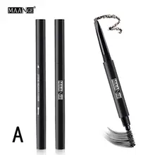 MAANGE водонепроницаемый карандаш для бровей с двойной головкой поворотный тормоз для бровей прочный водонепроницаемый не цветущий легко цвет 2JU26