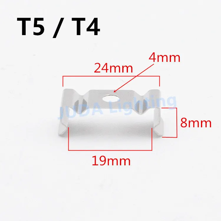 T8 кронштейн T5 трубки лампы кронштейн крепления части утюга светодиодный трубки крепления зажима светодиодный интегрированная Люминесцентная T4 трубки светильник пряжка зажим