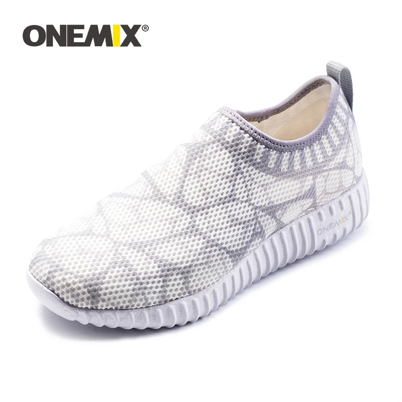 Кроссовки Onemix женские сетчатые дышащие удобные легкие Мягкая Повседневная