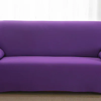 Чехлы на диванные кресла, чехлы на диване, тканевые однотонные чехлы для диванов, упругие Угловые Чехлы для диванов, l-образные эластичные чехлы для диванов - Цвет: 08