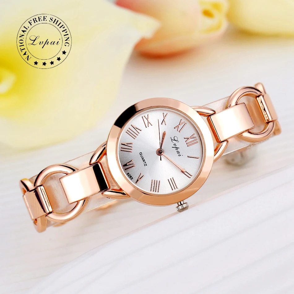 Модные часы женские Lvpai бренд Роскошные Часы-браслеты женские Наручные Часы Кварцевые Часы Спорт LP024