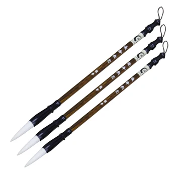

3PCS Chinese Calligraphy Sumi Drawing Kanji Brush Set Jian Hao/Goat-Wolf Hair