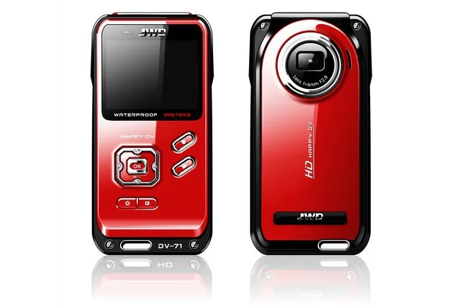 

karue Portable 5Mp CMOS Sensor16Mp Max 1080p Camcorder Life Waterproof Video Camera 2" Screen 4X Digital Zoom Free Shipping