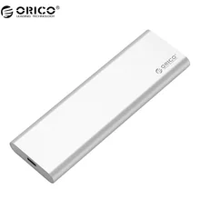 ORICO Aluminum Dual Bay mSATA Type-C SSD Enclosure USB3.1 GEN2 Support 10Gbps High-speed For Mac -Silver MSG-RC3