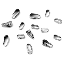150 sztuk ze stali nierdzewnej 3*6MM-4*9MM dwa otwarte melon klamra naszyjnik klamra wisiorek klamra hurtowych