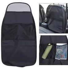 Полиэфирный волоконный коврик водонепроницаемый автомобильный органайзер для хранения заднего сиденья Карманный Авто задний Защитные чехлы для сидений Voiture чехлы для сидений
