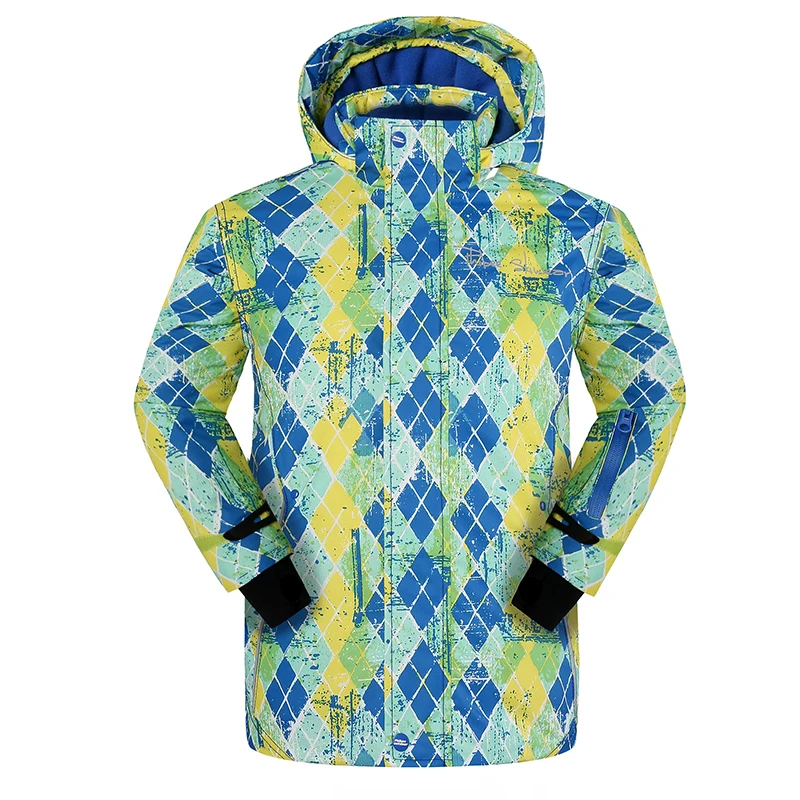 Phibee بنين معطف الشتاء سترات التزلج الدافئة للماء ويندبروف تنفس الاطفال الملابس