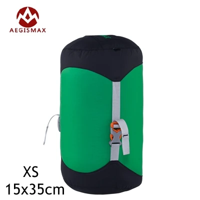 Aegismax пакет компрессионный рюкзак для спального мешка высокого качества сумка для хранения горный туризм кемпинг - Цвет: XS