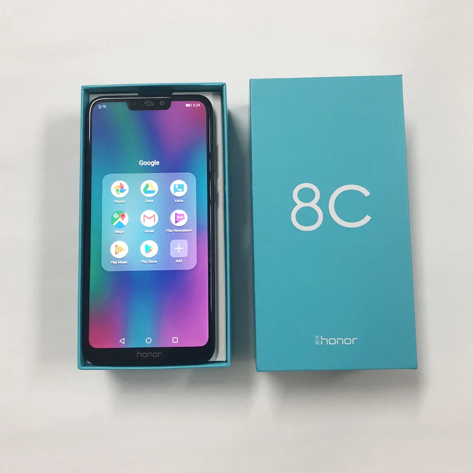 Honor 8C Global Rom 4000 мАч аккумулятор смартфон 6 26 дюймов Восьмиядерный мобильный