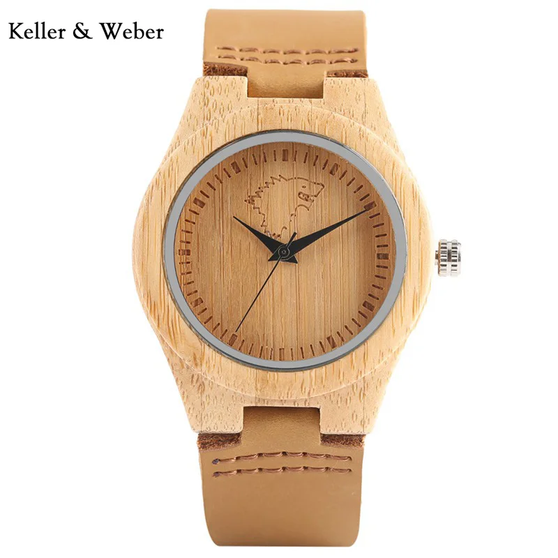 

KW Women Bamboo Nature Wooden Wrist Watch Game of Thrones Handmade Novel Small Dial Wrist Watch with Gift Bag