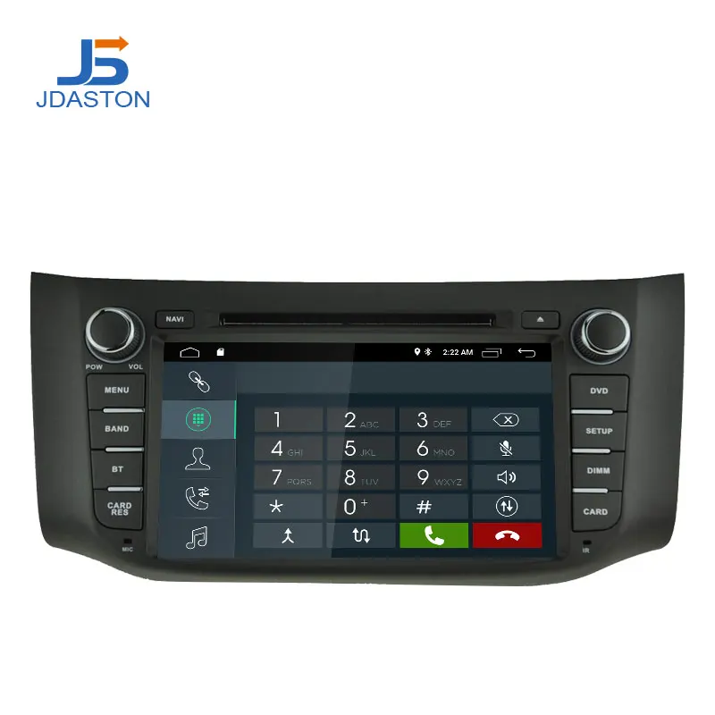 Clearance JDASTON Android 9.1 Car DVD Player For Nissan Sylphy Sentra 2012-2016 Pulsar Multimedia GPS Navigation 2 Din Car Radio Stereo 1