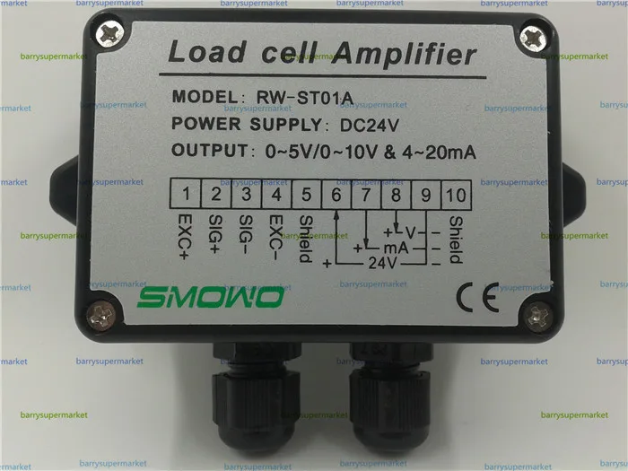 RW-ST01A load cell transmitter 0-5v0-10V4-20mA force signal amplifier with PLC 