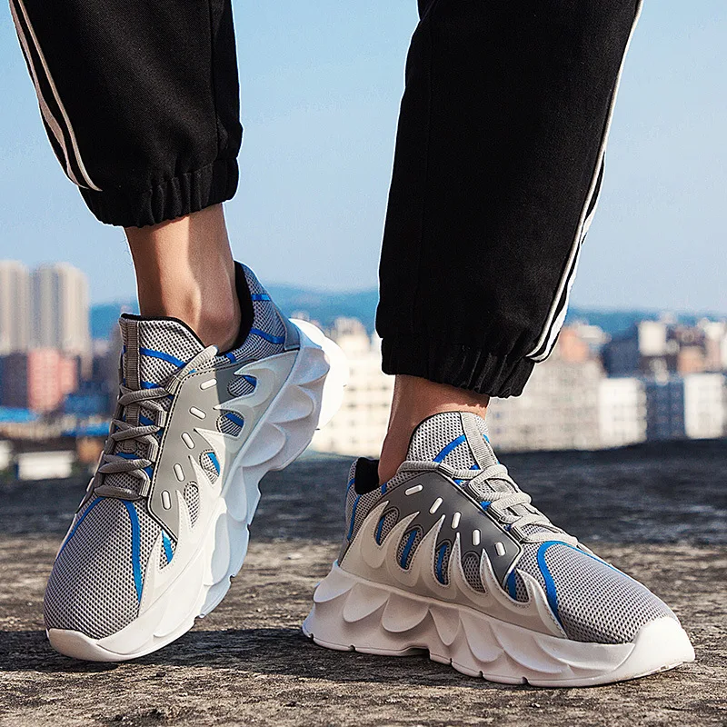 Ins الأب أحذية الرجال المضاء رياضية الصيف Zapatillas Deportivas هومبر الأزياء حذاء كاجوال بفتحات تهوية Sapato Masculino Ins الأب أحذية الرجال المضاء رياضية الصيف Zapatillas Deportivas هومبر الأزياء حذاء كاجوال بفتحات تهوية Sapato Masculino