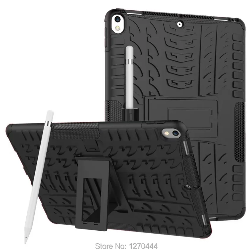 

Heavy Cases for Apple iPad Pro 10.5, Shock Proof Kids Children Safe TPU&PC Heavy Duty armor back cover for ipad pro mini 10.5''