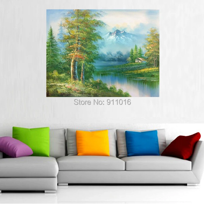 

Cheap Hand Painted Modern Landscape Picture Hang Oil Painting On Canvas Wall Art For Living Room Decor As Unique Gift Seascape