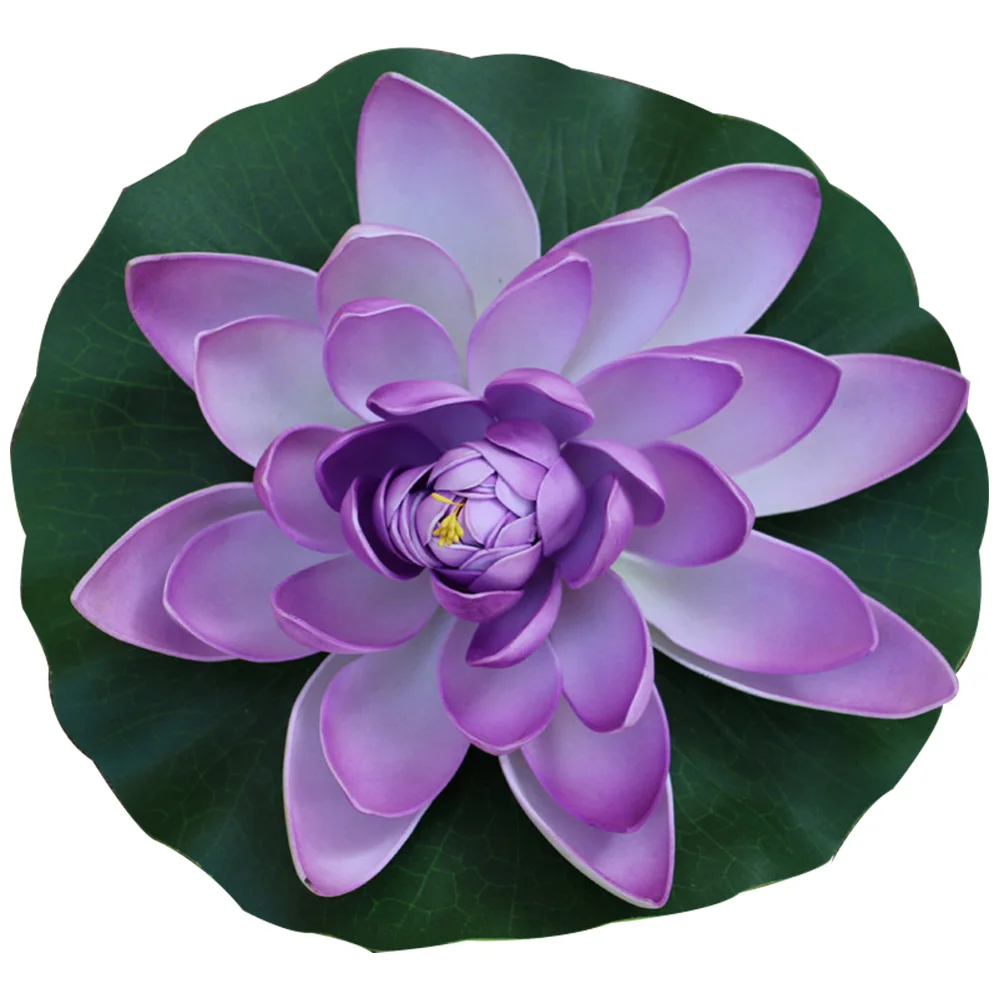 

28cm Artificial Foam Lotus Flower Water Swimming Pool Wishing Party Supply Garden Decoration