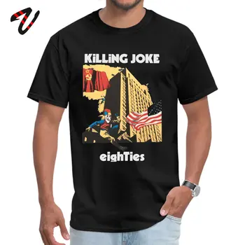 

Adventure Time T-shirts Men Killing Joke Eighties T Shirt Jurassic Park Fabric Crewneck Men Tops & Tees Print Tshirt Summer/Fall