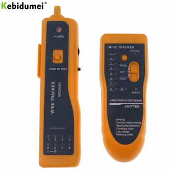 

Kebidumei Line Finder Detector Networking Tools Toner Wire Tracker UTP STP RJ11 RJ45 Cat5 Cat6 Network Telephone Cable Tester