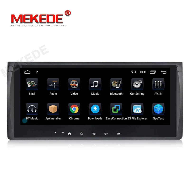 MEKEDE 10,2" Android9.1 Автомобильный gps dvd для BMW E39 X5 E53 Автомобильный мультимедийный стерео плеер авторадио с wifi BT включая CANBUS