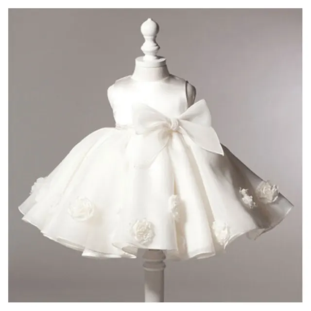 white dress for baby girl baptism