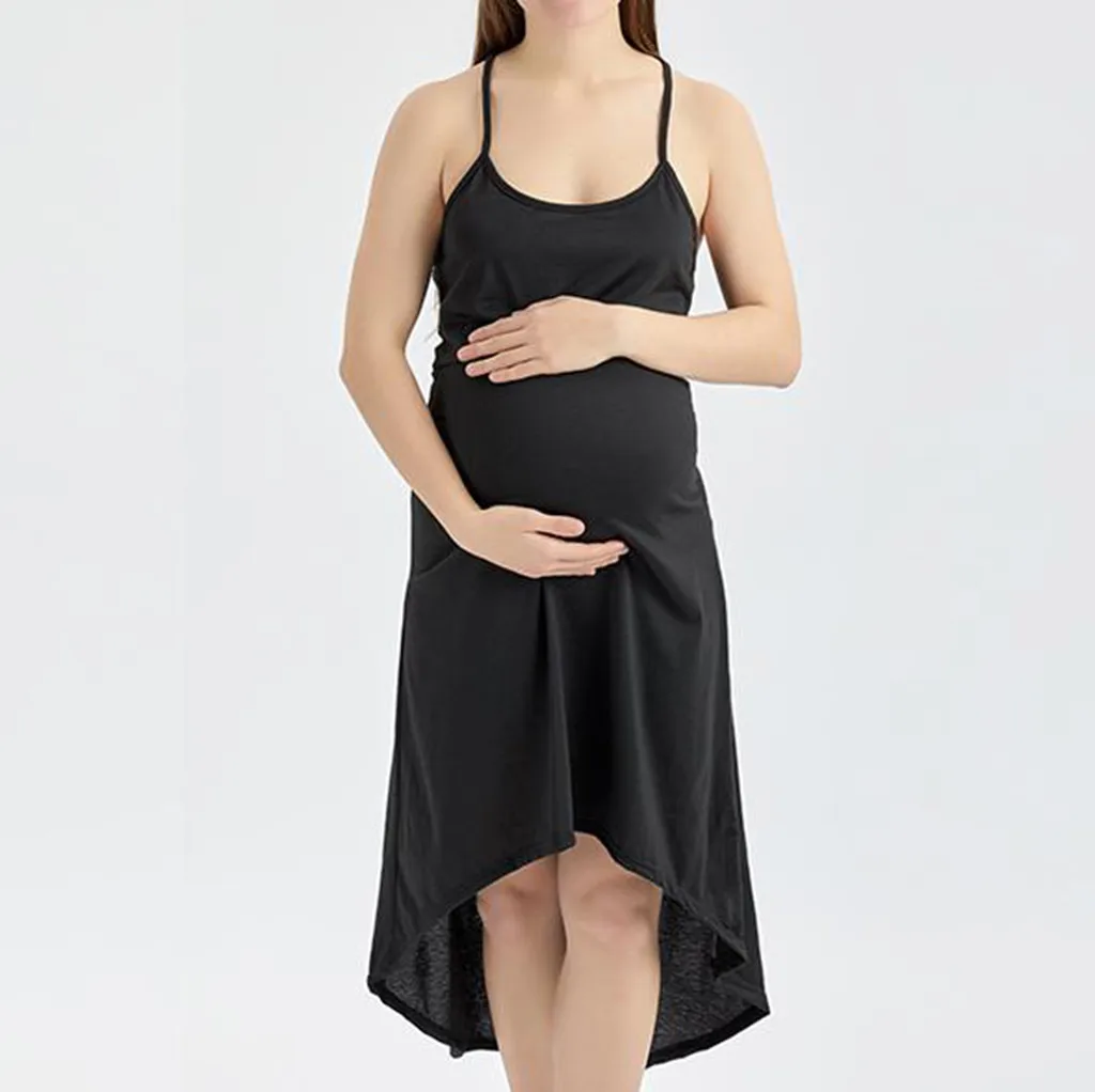 

Women Maternity Dresses Summer Sleeveless Sexy Elegant Casual Evening Party Nursing Dress Pregnant Clothes Vetement Femme 19May2