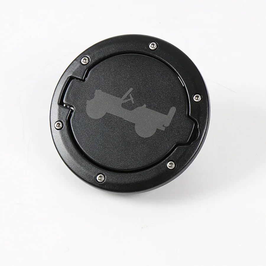 High Quality Alloy Black 1941 Willis Venom Spider USA Flag Front Face Car Fuel Tank Cover Fuel Gas Cap For Jeep Wrangler 2007 up