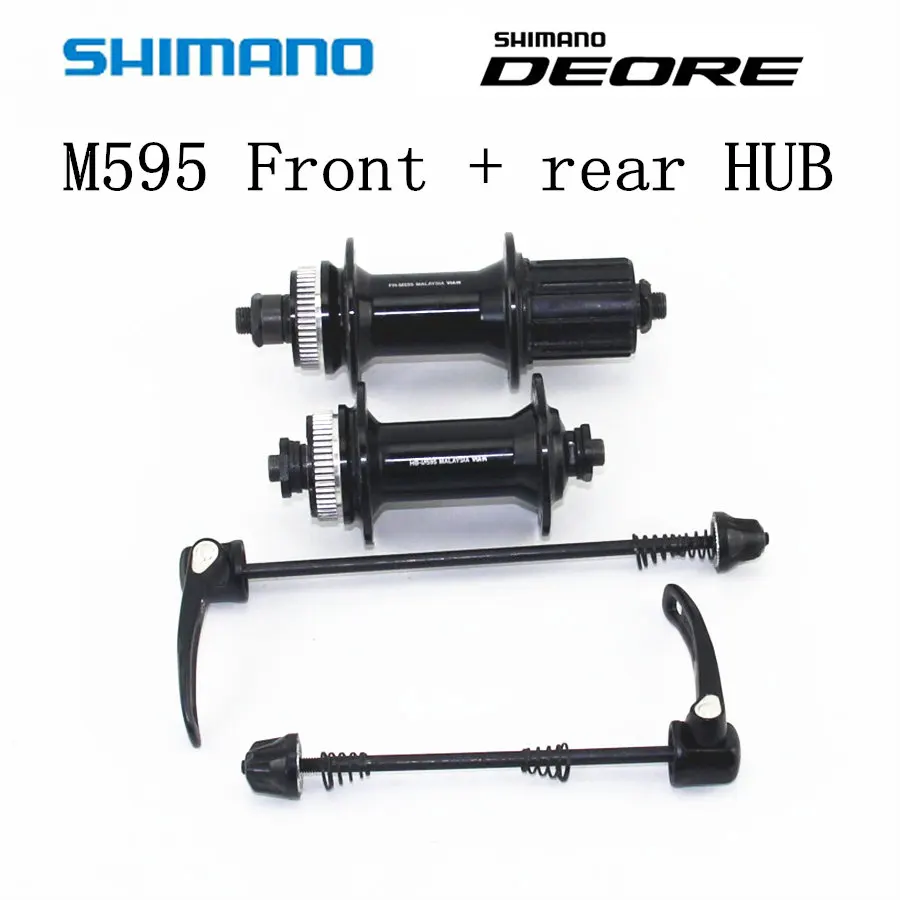 SHIMANO DEORE M595 FH BH концентратор Shimano 32H Центральный замок 9 мм и QuickRelease велосипед