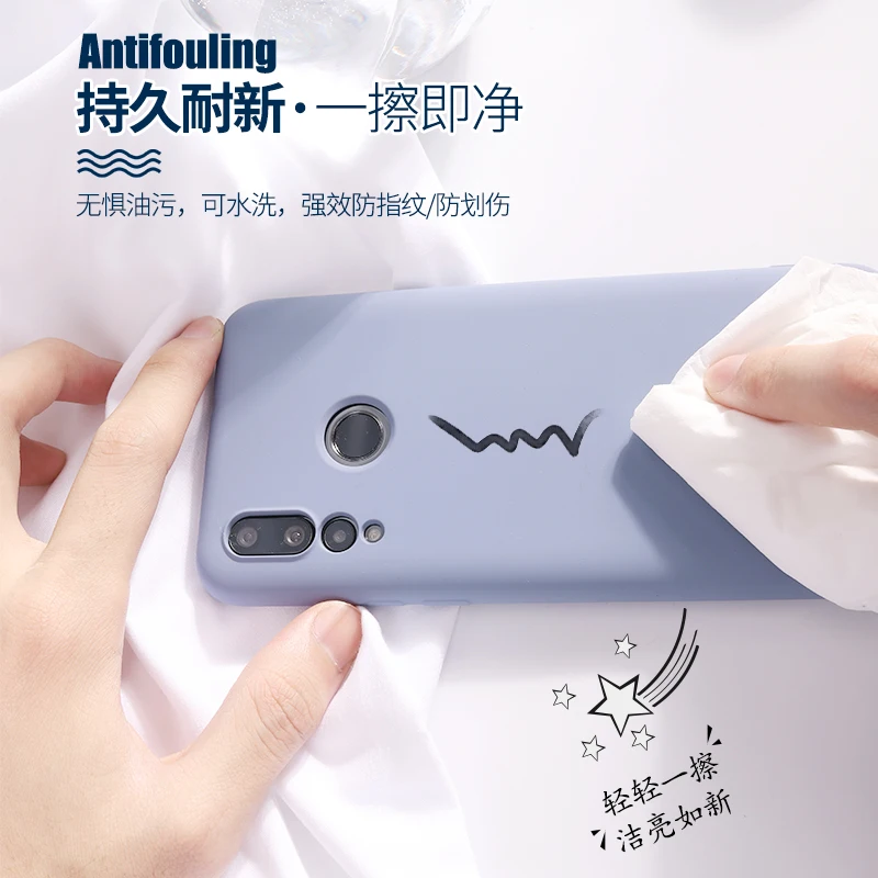 Silky Licquid Silicone Case For Vivo V15 Pro Nex S A iQOO Y97 S1 X23 Syphony Z3 Z3 i Silky Touch Cover Vivo V15 Pro