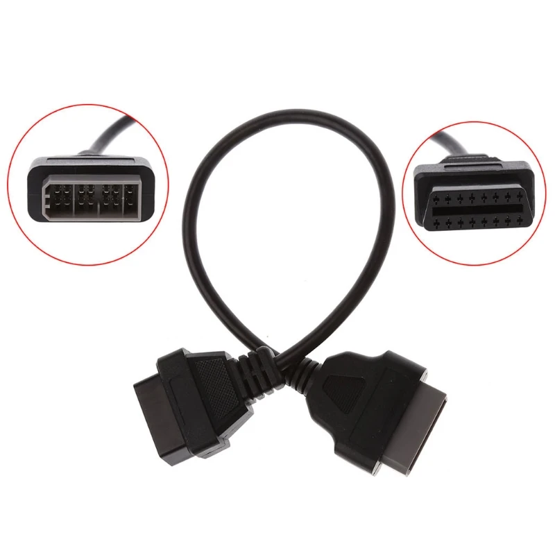 

Car Kit OBD2 14 Pin Male to Female 16 Pin Adapter Cable For Nissan Car Diagnostic Tool Auto Cables