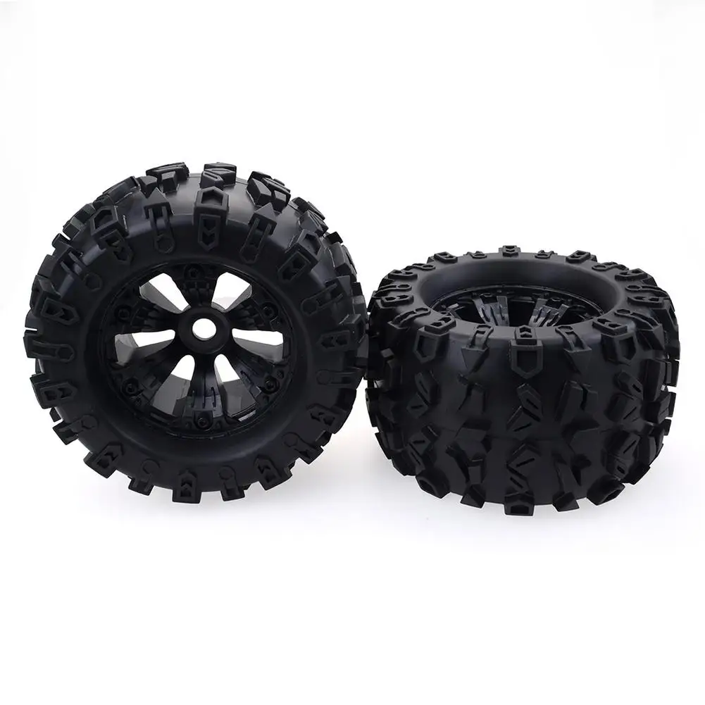 17mm HEX WHEEL& 170mm TIRES FOR RC 1/8 Truck HPI Savage FLUX HSP For RC Car Accessories Parts