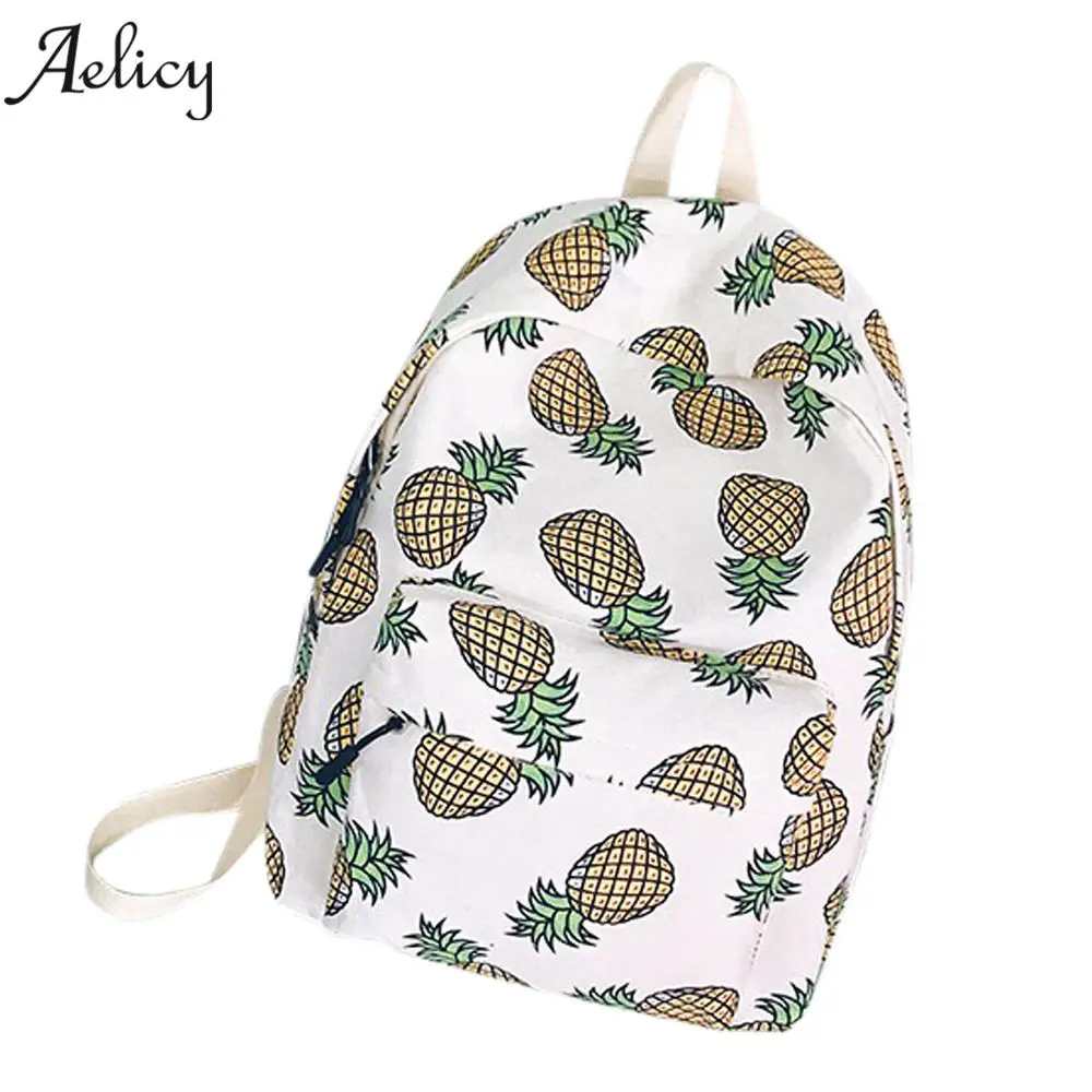 

Aelicy Women Backpacks For Teenage Girls Printed School Bags Travel Leisure Laptop Backpack Female Canvas Backpacks Rucksack
