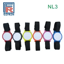 500 шт. многоразовые 860~ 960 мГц UHF нейлон rfid-браслеты EPC GEN 2 плетеный браслет для отслеживания контроля доступа