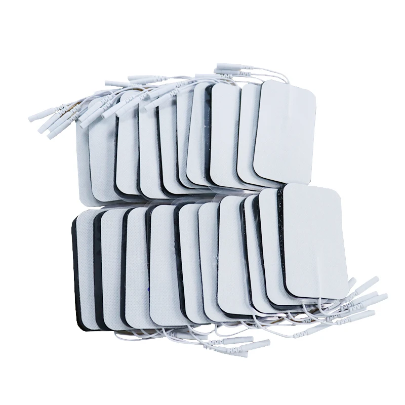  100Pcs Reusable Electrode Pads For Tens Acupuncture Digital Therapy Machine Electric Body Massager 