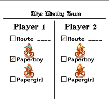 

Paperboy 2 Region Free 60 Pin 8Bit Game Card For Subor Game Players