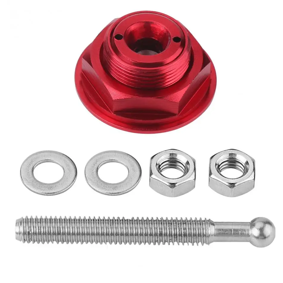 Universal Aluminum Car Quick Latch Push Button Hood Pin Lock Clip Kit