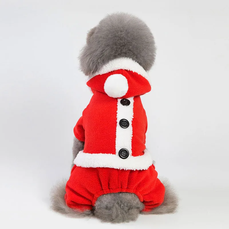 Новые рождественские костюмы для домашних животных, одежда для мужчин и женщин, одежда для собак, рождественское праздничное пальто для щенков, платье принцессы с рисунком котенка, S-2XL